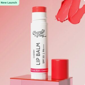 Best Seller cherry lip balm for chapped & pigmented lips | spf 50 pa++++ & kojic acid